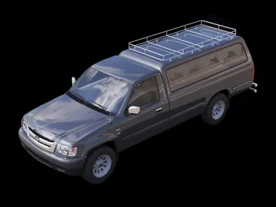Great Wall Deer Hearse Car 3D model