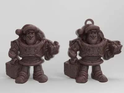 christmas toy story buzz decor  3D print model