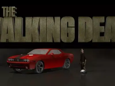 Walking Dead Glen Set 3D model