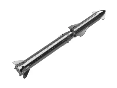 SpaceX Starship and SuperHeavy Connectable STL 3MF 3D print model