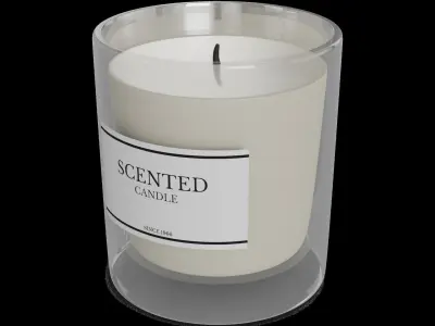 Home decorations Scented Candle 3D model