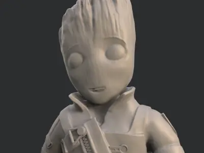 Groot Baby for 3d printing 3D print model