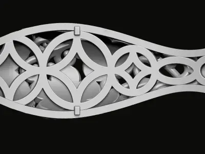 Carp Bracelet 3D print model