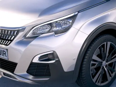 Peugeot 3008 2019 3D model
