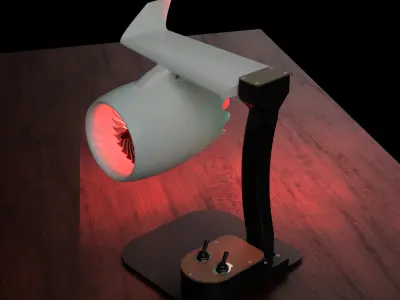 USB Desktop Turbofan 3D print model