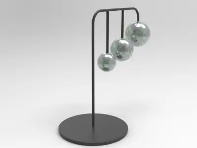Disco Balls Decor Low-poly 3D model