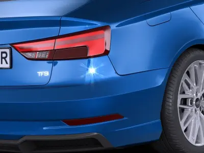 Audi A3 2017 sedan 3D model