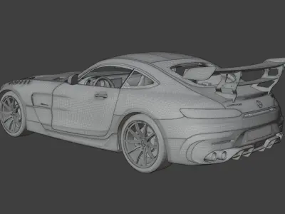 Mercedes Benz AMG GT Black Series 2021 3D model