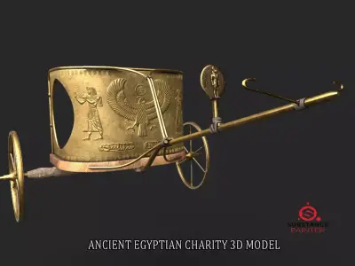 ANCIENT EGYPTIAN CHARITY 3D MODEL Low-poly 3D model