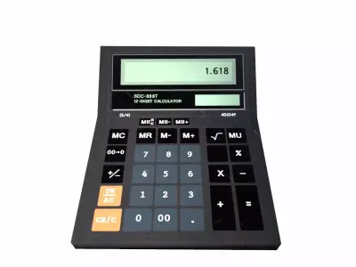 Calculator Low-poly 3D model