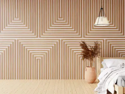 Wall wood seamless set2 V09 3D model