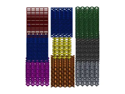 3D Lattice Structures  3D print model