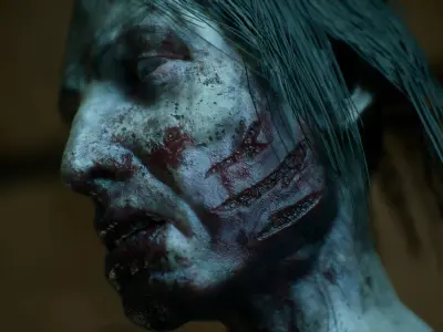 Zombies - Modular Four Pack Low-poly 3D model