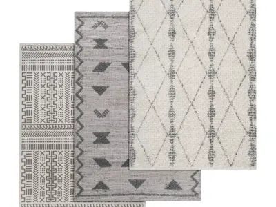 Rug Set 1428 3D model