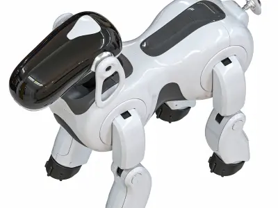Robot dog 3D model
