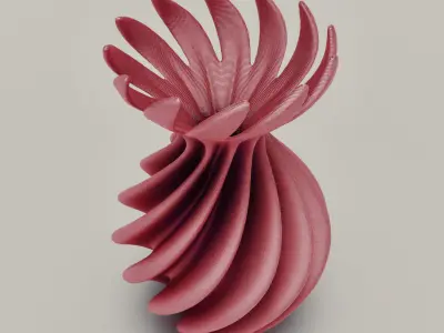 PRINTABLE VASE  FLOWER VASE  3D VASE 3D print model