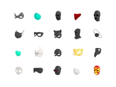 Mask Pack 2 3D model
