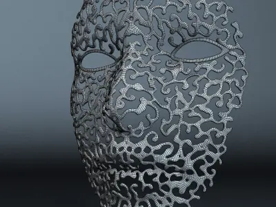 Ornament Mask 3D model