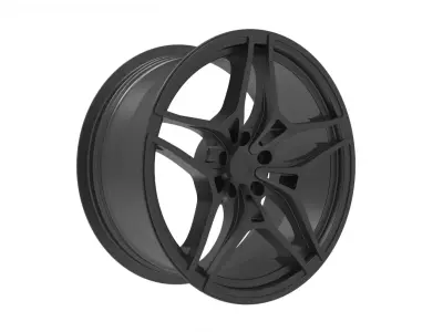 McLaren 720S front wheel rim 3D print model