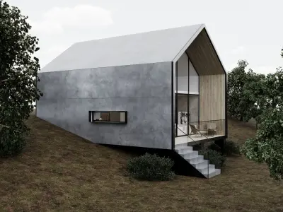 Level House by FGM 3D model