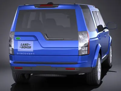 Land Rover Discovery 2014 VRAY 3D model