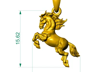 pendant horse 3D print model