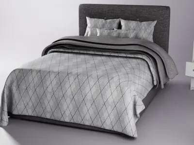 KIT - Modern Bedroom Adustable Drawer - Alex Jun 3D model