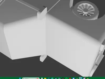 an old car  Low-poly 3D model