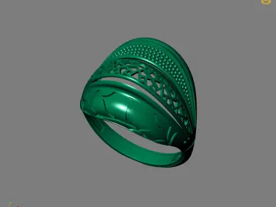 Women Plain Ring Ready STL Models Womens Ring 3d models 3D print model 6