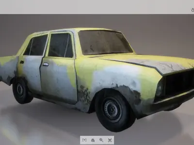 Lowpoly Car 03 Low-poly 3D model