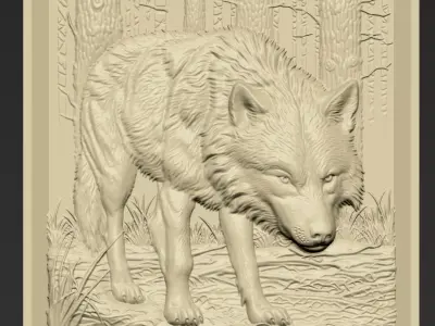 Wolf A27 3D print model