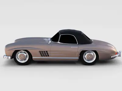 Mercedes 300SL Pack 3D model