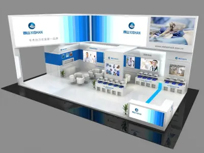 Exhibition - Area - 12X6-3DMAX2009-71 3D model
