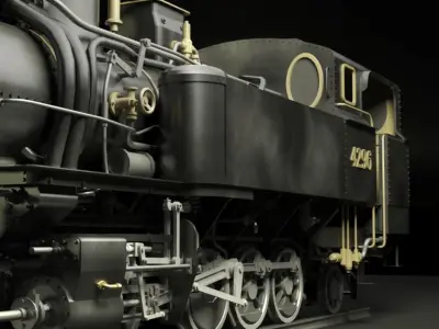 MAV 40 Steam Locomotive Tank Engine Free 3D model