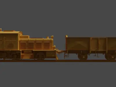 Diesel Shunter 3D model