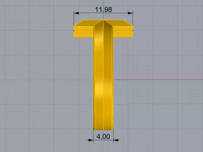 tiffany ring 3D print model