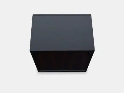 BESTA Shelf unit with glass door 14 3D model