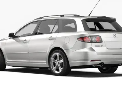 Mazda 6 Sport Wagon 2004 3D model