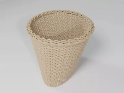 WICKER BASKET13 3D model