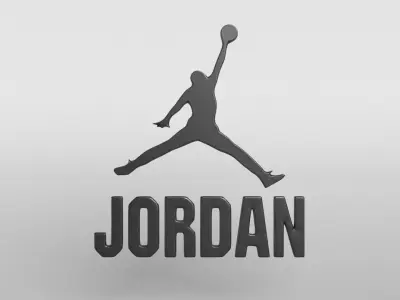 Jordan Logo version3 001 Free 3D model
