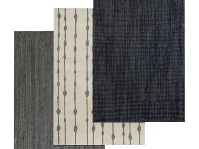 Rug Set 1253 3D model
