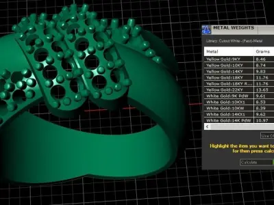 LUXURY ENGAGEMENT DIMOND RING 3D PRINTABLE MODEL 3D print model