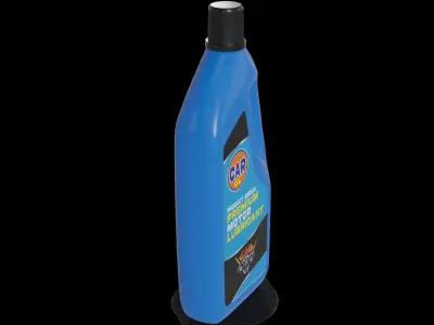 Oil and lubricants Car Care - Oil and Lubricants Low-poly 3D model