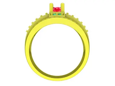 Luxury Hong Kong Diamond Men Ring 3D Print Model A5232 3D print model