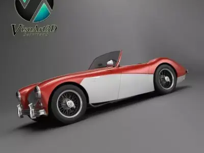 Austin Healey 100 Roadster 3D model