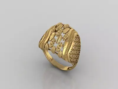 Women Plain Ring Ready STL Models Womens Ring 3d models 3D print model 10