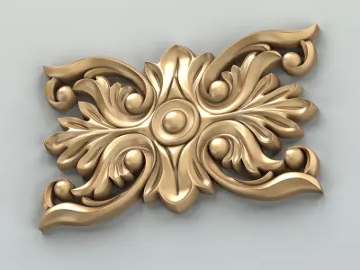Square rosette 013 3D model