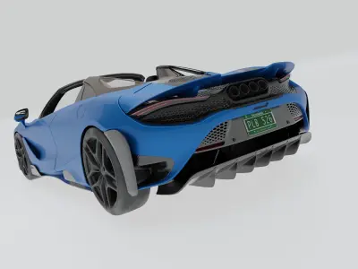 McLaren 765LT  3D model
