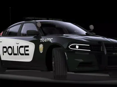 Dodge Police 3D model
