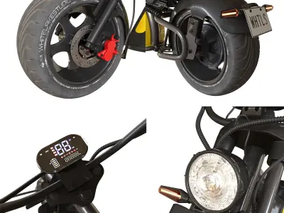 Electric Bike 3D model